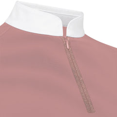 Kentucky Horsewear Show Shirt Women Classic with Glitter Zipper Long Sleeve
