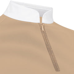 Kentucky Horsewear Show Shirt Women Classic with Glitter Zipper Long Sleeve