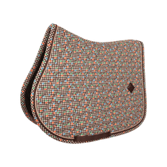 Kentucky Horsewear Saddle Pad Velvet Pied-de-Poule Show Jumping