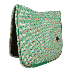 Kentucky Horsewear Saddle Pad Velvet Pied-De-Poule Dressage
