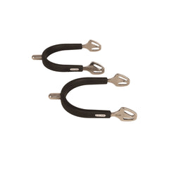Velari Spurs Stainless Steel with Rubber - Rounded