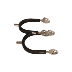 Velari Spurs Stainless Steel with Rubber - Rounded