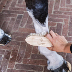 Grooming Deluxe Wooden Classic Brush short hard