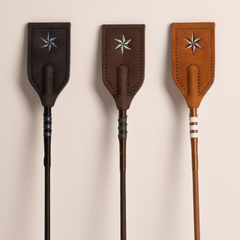 Kentucky Horsewear Jumping Whip Guidance Leather Grip