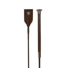 Kentucky Horsewear Jumping Whip Guidance Leather Grip