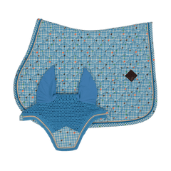 Kentucky Horsewear Saddle Pad Velvet Pied-de-Poule Show Jumping