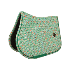 Kentucky Horsewear Saddle Pad Velvet Pied-de-Poule Show Jumping