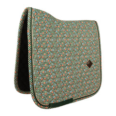 Kentucky Horsewear Saddle Pad Velvet Pied-De-Poule Dressage