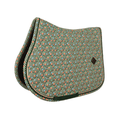 Kentucky Horsewear Saddle Pad Velvet Pied-de-Poule Show Jumping
