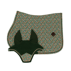 Kentucky Horsewear Saddle Pad Velvet Pied-de-Poule Show Jumping
