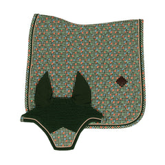 Kentucky Horsewear Saddle Pad Velvet Pied-De-Poule Dressage