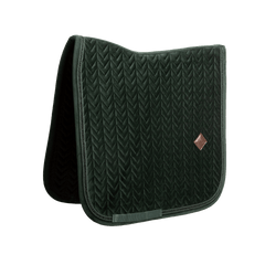Kentucky Horsewear Saddle Pad Velvet Mini Pearls Dressage
