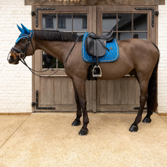 Kentucky Horsewear Saddle Pad Velvet Horse printing Dressage