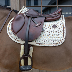 Kentucky Horsewear Saddle Pad Velvet Horse printing Show Jumping