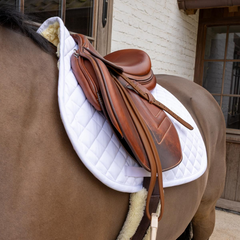 Kentucky Horsewear Skin Friendly Saddle Pad Sheepskin Diamond Show Jumping