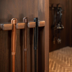 Kentucky Horsewear Jumping Whip Classy Smooth Leather