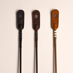 Velari Dressage Whip Guidance Leather Grip 120cm