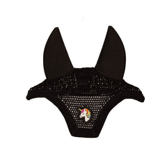 Kentucky Horsewear Fly Veil Wellington Black Unicorn