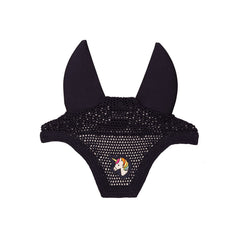 Kentucky Horsewear Fly Veil Wellington Black Unicorn Soundless