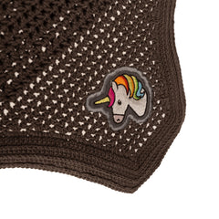 Kentucky Horsewear Fly Veil Wellington Black Unicorn Soundless