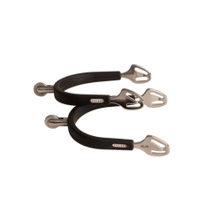 Velari Spurs Stainless Steel with Rubber Medium Wheel Rowell