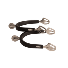 Velari Spurs Stainless Steel with Rubber Large Wheel Rowell