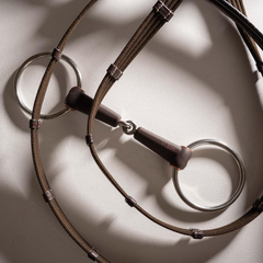 Velari Snaffle Flex Single Jointed Loose Ring Medium