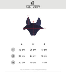 Kentucky Horsewear Fly Veil Wellington Glitter Sparkling