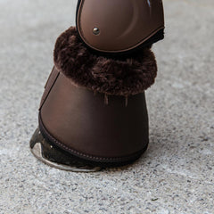 Kentucky Horsewear Sheepskin Leather Overreach Boots