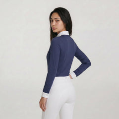 Kentucky Horsewear Show Shirt Women Heritage Air Long Sleeve