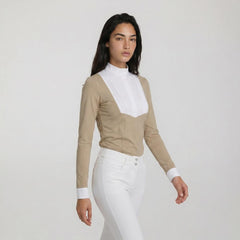 Kentucky Horsewear Show Shirt Women Heritage Air Long Sleeve