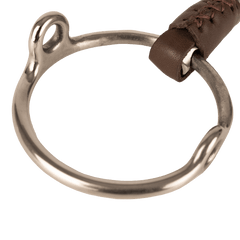 Velari Leather Gag Loose Ring Double Jointed