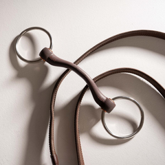 Velari Snaffle Flex with Tongue Port Loose Ring Hard