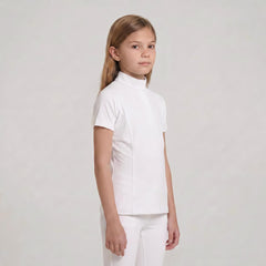 Kentucky Horsewear Show Shirt Classic Girls Short Sleeve