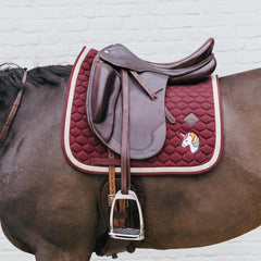 Kentucky Horsewear Saddle Pad with Plaited Cord Unicorn Dressage