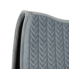 Kentucky Horsewear Saddle Pad Velvet Fishbone Plaited Glitter Rope Dressage