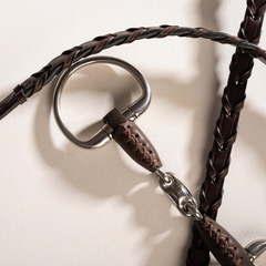 Velari Leather Eggbutt Double Jointed