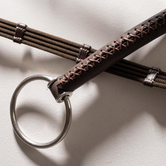 Velari Leather Snaffle Loose Ring