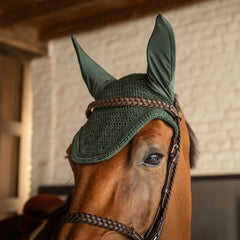 Kentucky Horsewear Fly Veil Wellington Soundless Plaited Glitter Rope