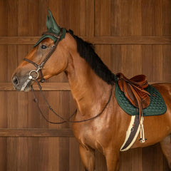 Kentucky Horsewear Fly Veil Wellington Plaited Glitter Rope