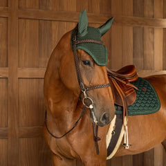 Kentucky Horsewear Fly Veil Wellington Soundless Plaited Glitter Rope