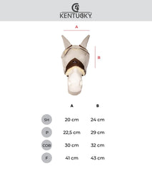 Kentucky Horsewear Fly Mask Slim Fit