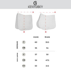 Kentucky Horsewear Saddle Pad Onion Quilt Rubber Logo Dressage