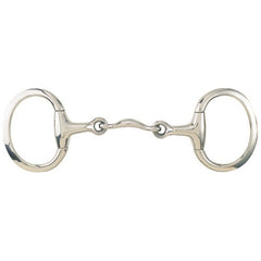 Eggbutt Snaffle Bit w/Ported Mouth