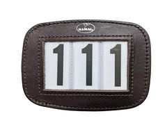 Hamag Leather Saddle Cloth Number Holders (Pair)