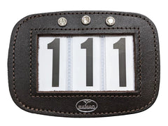 Hamag Leather Saddle Cloth Number Holders (Pair)