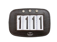 Hamag Leather Saddle Cloth Number Holders (Pair)