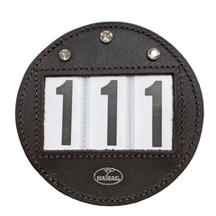 Hamag Leather Bridle Number Holders (Pair)