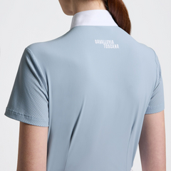 Cavalleria Toscana Women's Competition Shirt in Technical Jersey with Zip