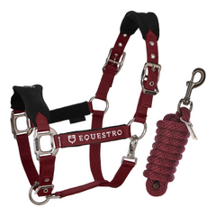 Equestro Fleece Halter With Lead